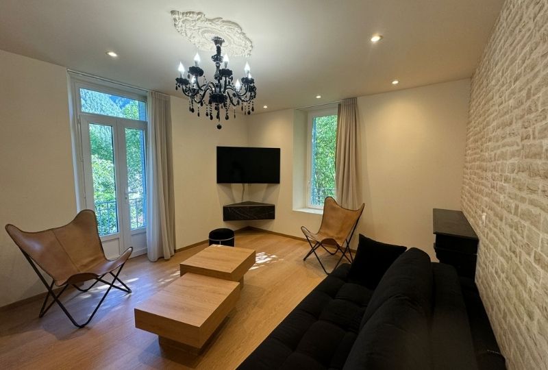 Salon (1) de la Centaurée à la Villa Belle Fleur dans le Queyras