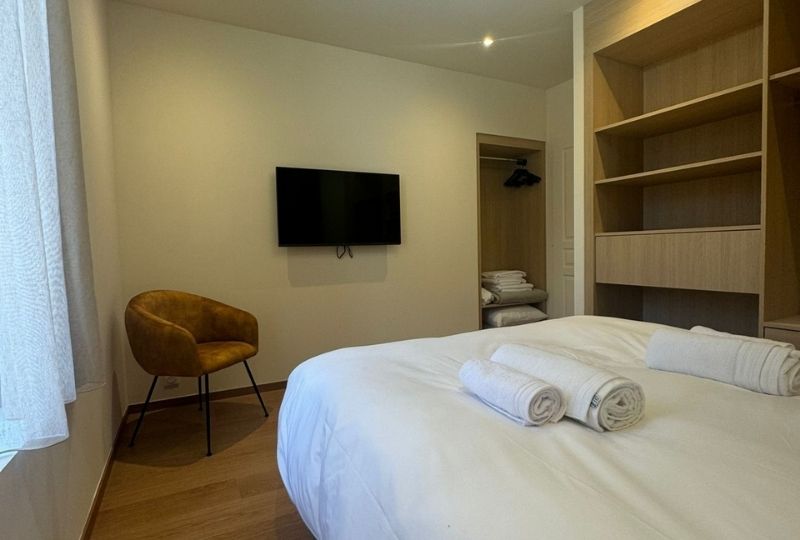 Appartement de la Colchique à la Villa Belle Fleur dans le Queyras chambre 1